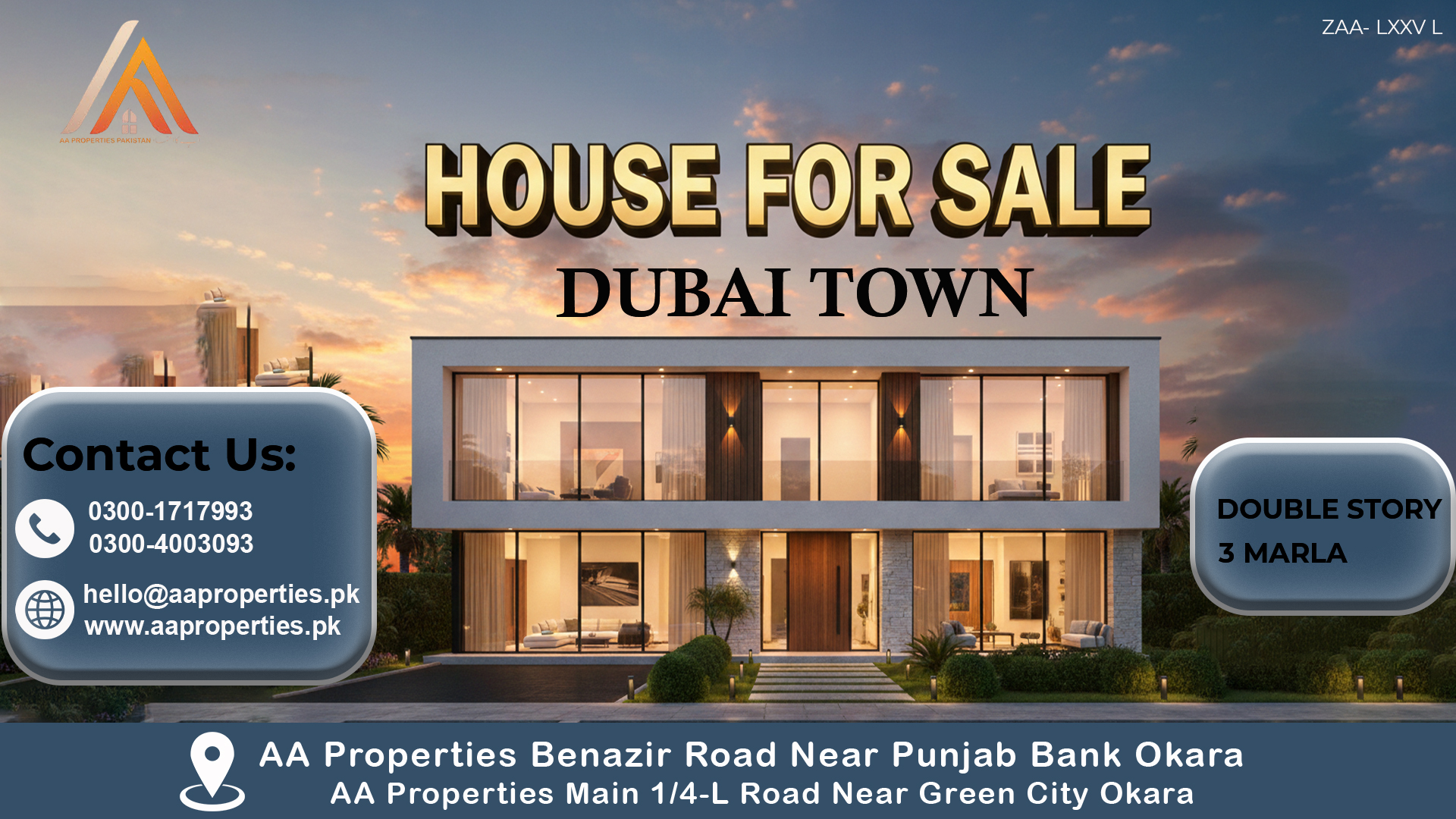 DUBAI-TOWN ADD HOUSE FOR SALE